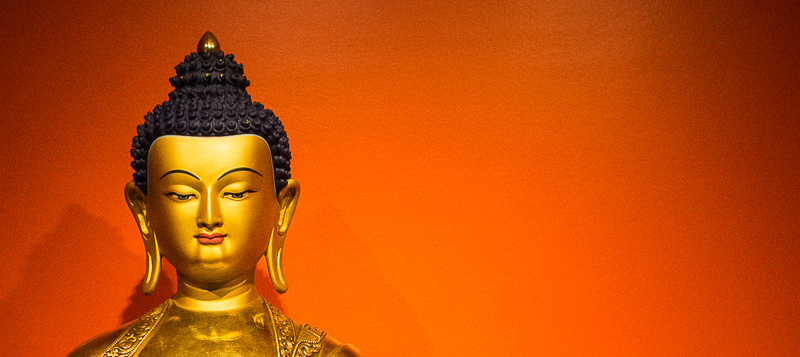 Buddha Shakyamuni statue in the Lolland altar